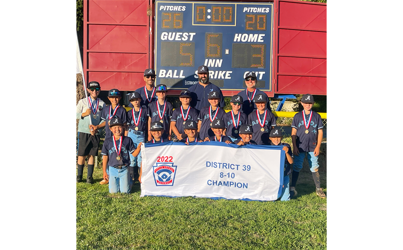 2022 District 39 8-10 Champions