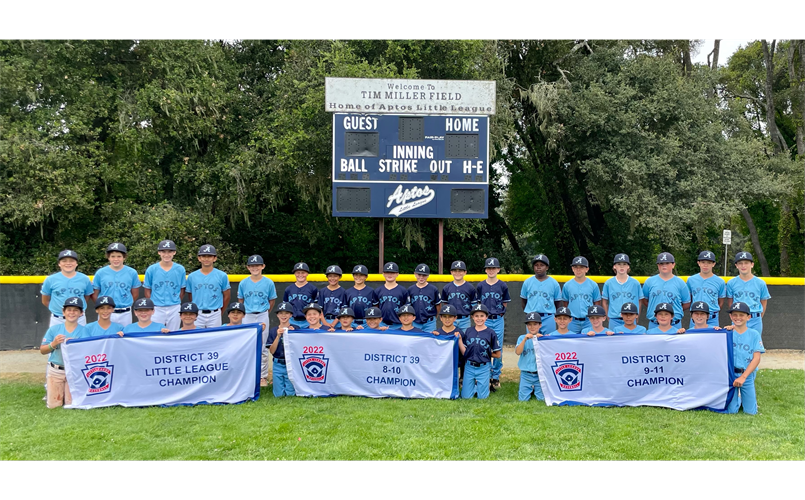 2022 Aptos District 39 Champions 