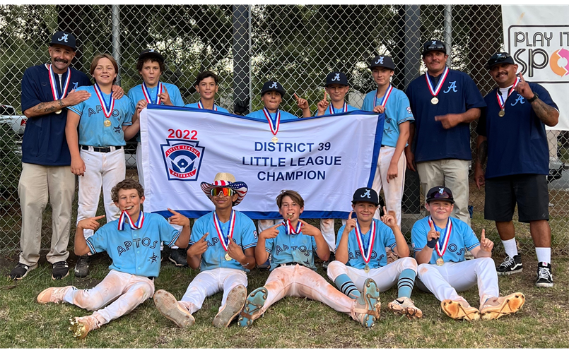 2022 District 39 Little League Champions!