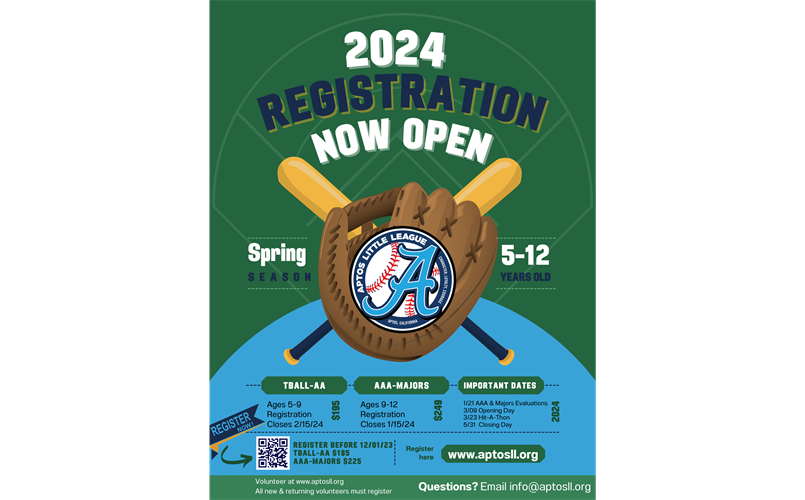 2024 Spring Registration Now Open!